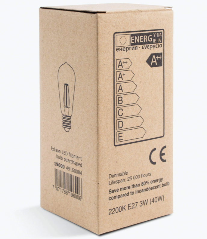 Edison LED-pirn, pirnikujuline