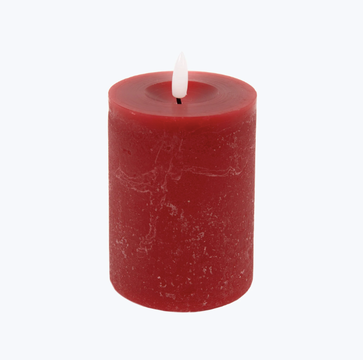 Ambience blockljus rött 10 cm 1st