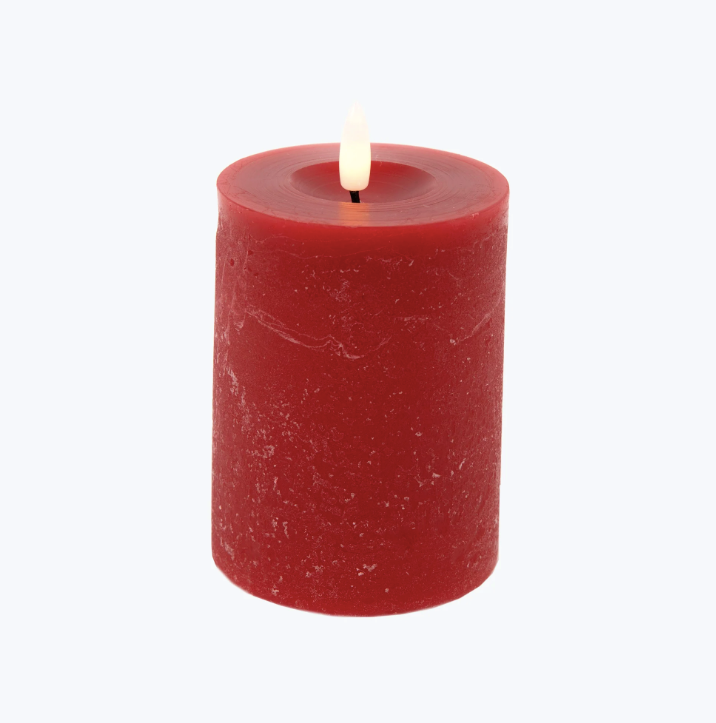Ambience blockljus rött 10 cm 1st