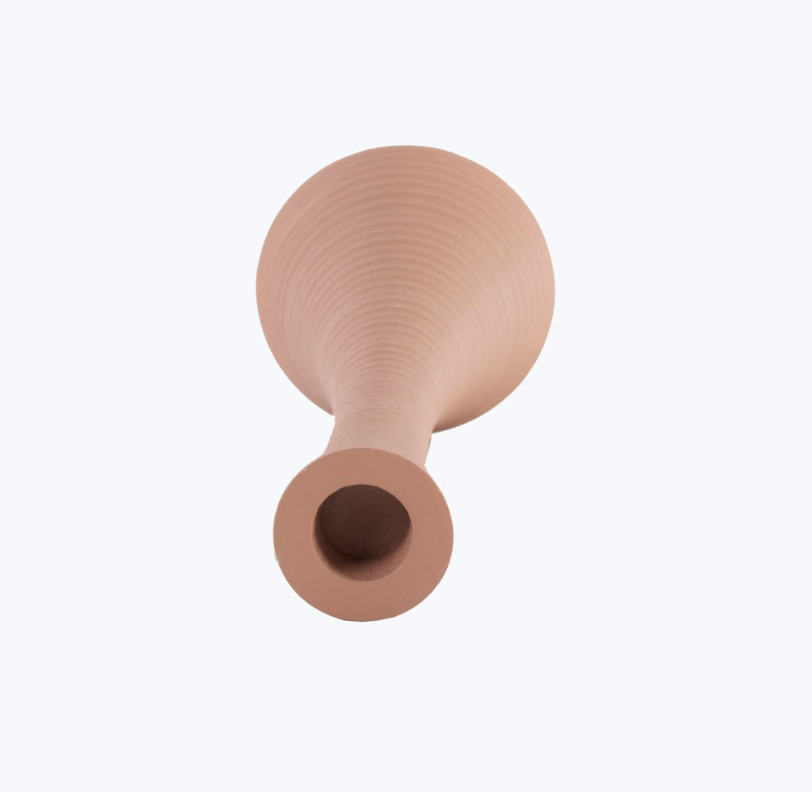 Shapes dusty pink ljusstake låg 1st H: 20 cm