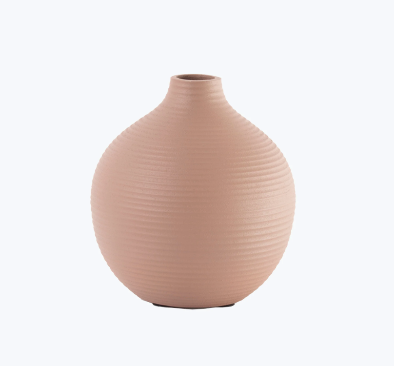 Shapes dusty pink vas liten H: 15 cm