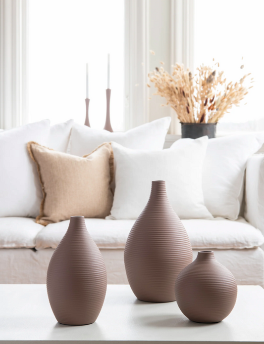 Shapes dusty pink vas liten H: 15 cm