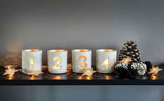 Advent värmeljushållare 4 st