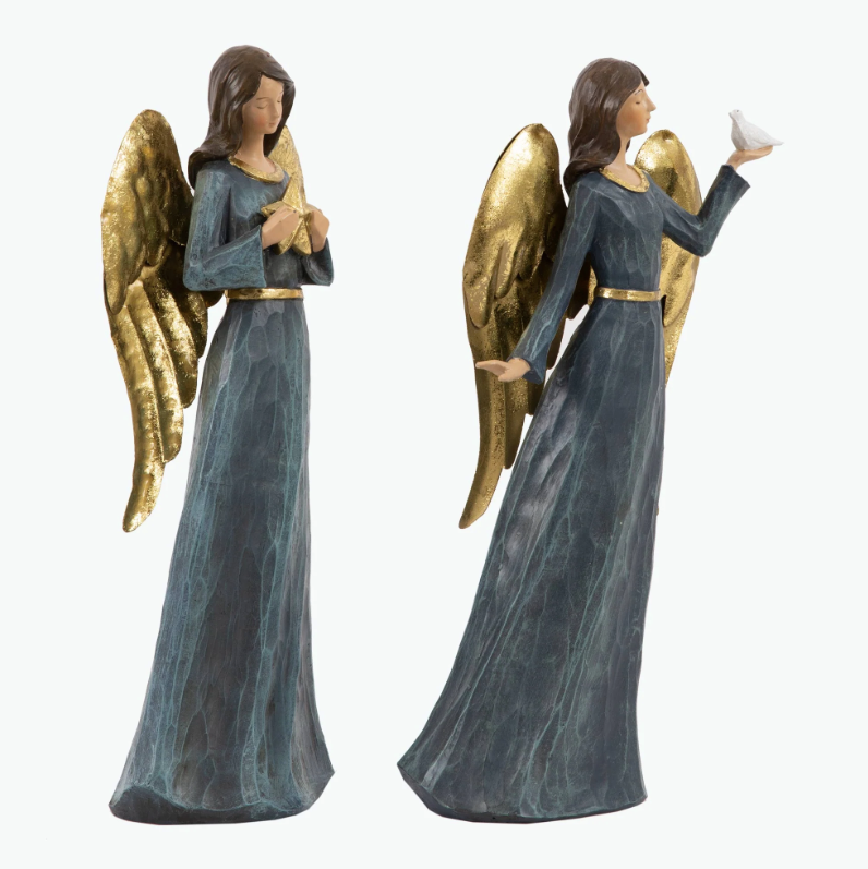 Leylah figur blå set à 2