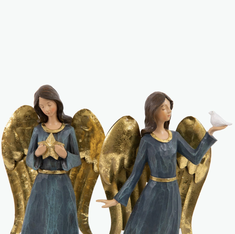 Leylah figur blå set à 2