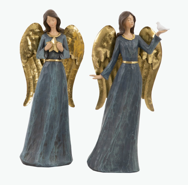 Leylah figur blå set à 2