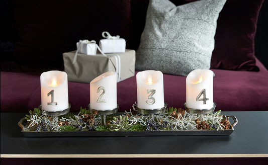 Advent Numbers ljusdekor