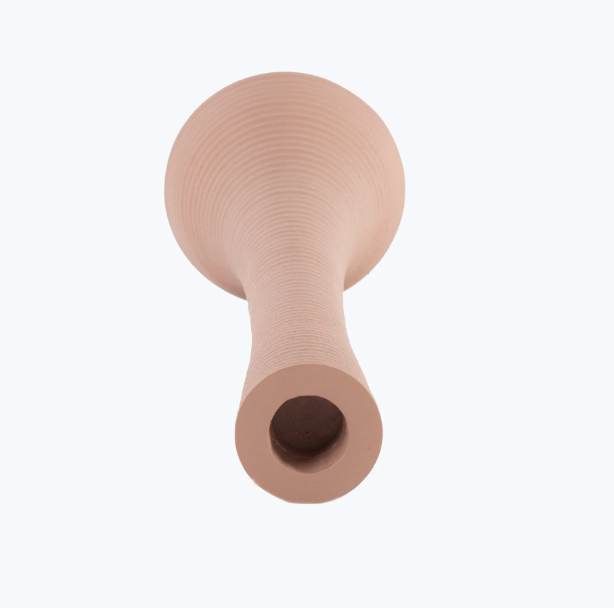 Shapes dusty rosa ljusstake hög 1st H: 26 cm