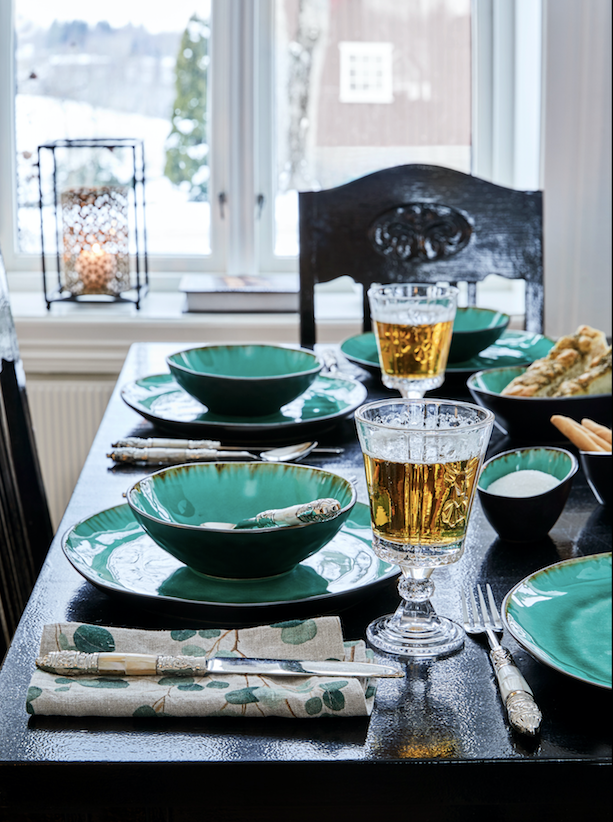 Green Jungle djup tallrik 4 st