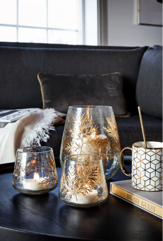 Cypress värmeljushållare 2 st