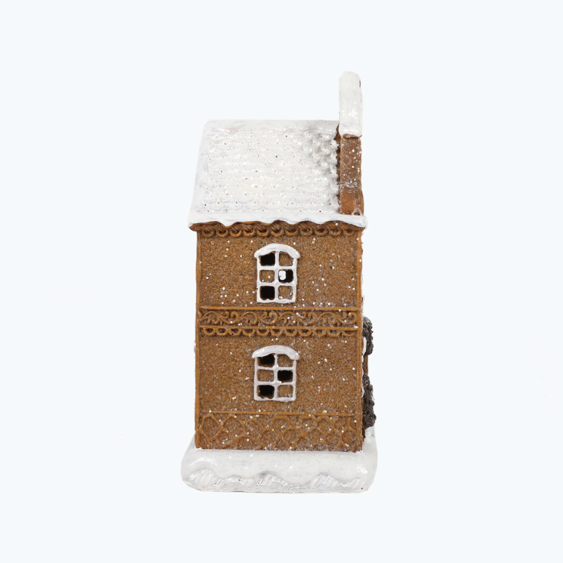 Gingerbread hus med LED-ljus