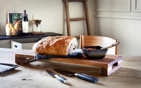 Vintage serveringsbräda 50x20 cm