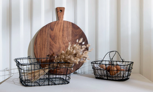 Treviso korg fyrkantig set à 2