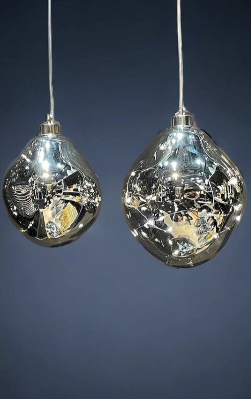 Ariel Silver ljusdekoration 12 cm 1st