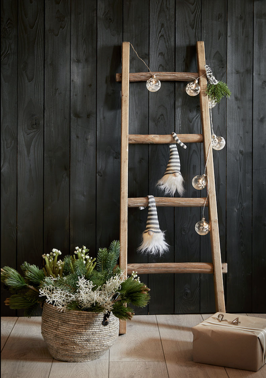 Santa Lights grå 2 st