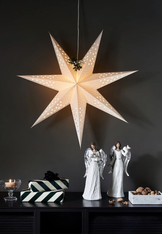Stella White adventsstjärna 75 cm