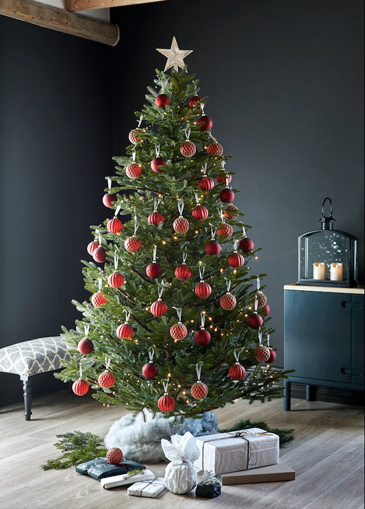 Julgran m. LED-ljus 185 cm