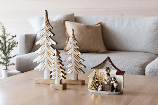 Christmas Spirit Tomtens verkstad med LED-ljus