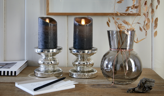 Valencia ljusstake 10 cm 2 st